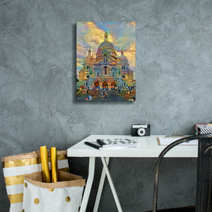 'Paris France Basilica of the Sacred Heart Sacre Coeur 2' by Pedro Gavidia, Canvas Wall Art,12 x 16