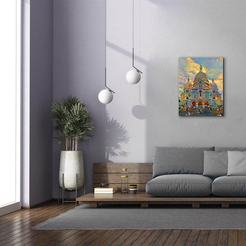Image of 'Paris France Basilica of the Sacred Heart Sacre Coeur 2' by Pedro Gavidia, Canvas Wall Art,26 x 34
