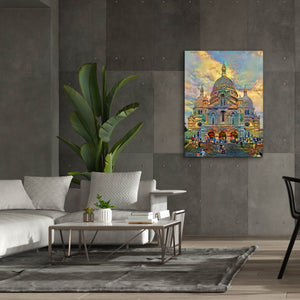 'Paris France Basilica of the Sacred Heart Sacre Coeur 2' by Pedro Gavidia, Canvas Wall Art,40 x 54