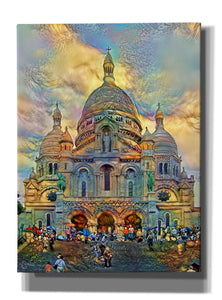 'Paris France Basilica of the Sacred Heart Sacre Coeur 2' by Pedro Gavidia, Canvas Wall Art