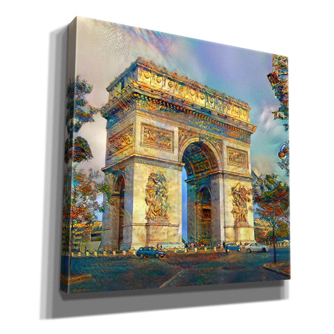 Image of 'Paris France Arc de Triomphe' by Pedro Gavidia, Canvas Wall Art