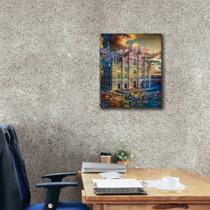 'Milan Italy Domm Cathedral' by Pedro Gavidia, Canvas Wall Art,20 x 24