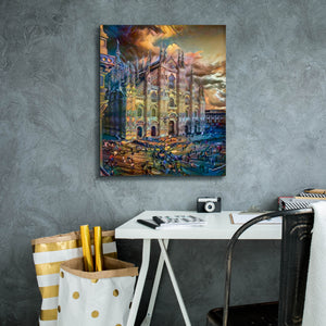 'Milan Italy Domm Cathedral' by Pedro Gavidia, Canvas Wall Art,20 x 24