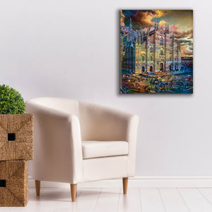 'Milan Italy Domm Cathedral' by Pedro Gavidia, Canvas Wall Art,26 x 30