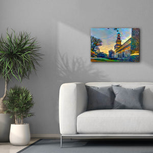 'Milan Italy Castello Sforzesco' by Pedro Gavidia, Canvas Wall Art,26 x 18