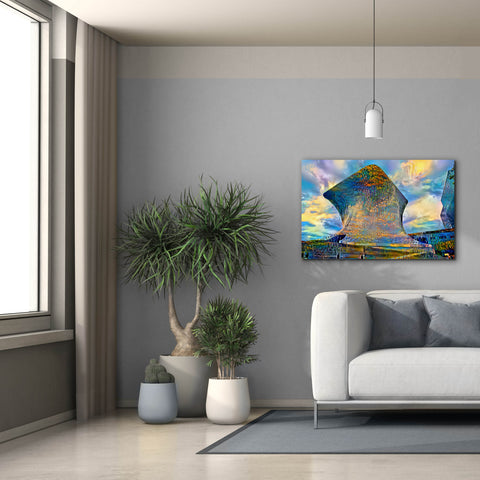 Image of 'Mexico City Soumaya Museum' by Pedro Gavidia, Canvas Wall Art,40 x 26