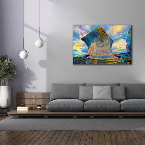 Image of 'Mexico City Soumaya Museum' by Pedro Gavidia, Canvas Wall Art,60 x 40