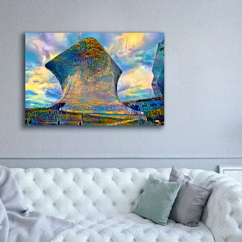 Image of 'Mexico City Soumaya Museum' by Pedro Gavidia, Canvas Wall Art,60 x 40