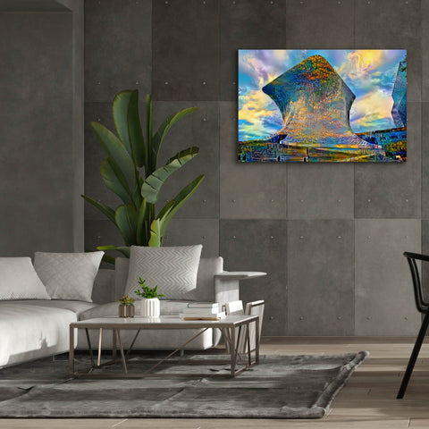 Image of 'Mexico City Soumaya Museum' by Pedro Gavidia, Canvas Wall Art,60 x 40