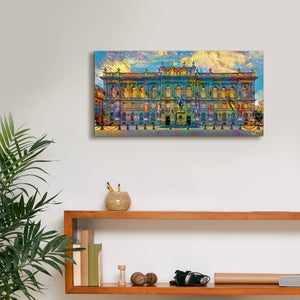 'Mexico City National Museum of Art' by Pedro Gavidia, Canvas Wall Art,24 x 12
