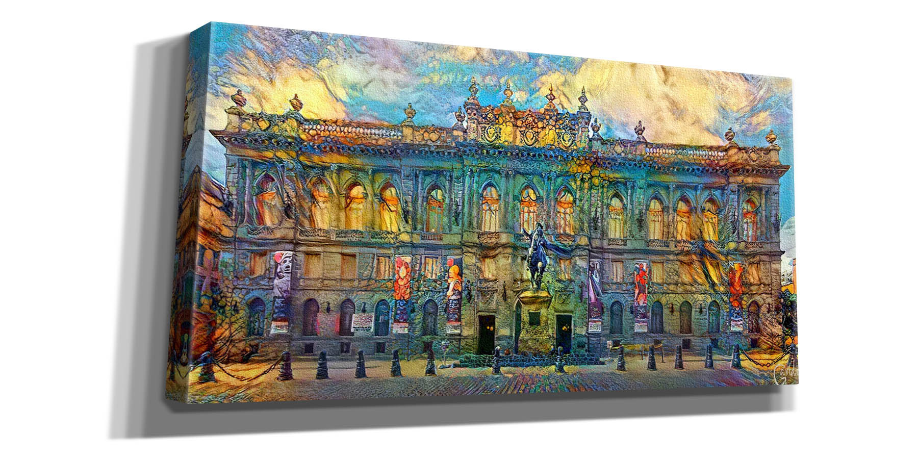 'Mexico City National Museum of Art' by Pedro Gavidia, Canvas Wall Art