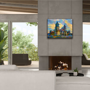 'Mexico City Metropolitan Cathedral' by Pedro Gavidia, Canvas Wall Art,34 x 26
