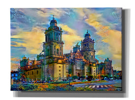 'Mexico City Metropolitan Cathedral' by Pedro Gavidia, Canvas Wall Art