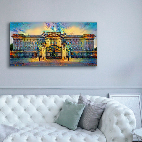 Image of 'London England Buckingham Palace' by Pedro Gavidia, Canvas Wall Art,60 x 30