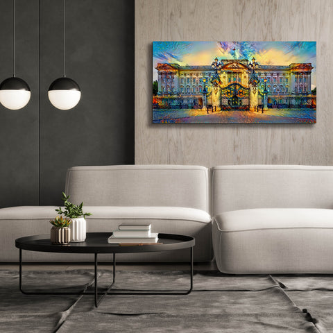 Image of 'London England Buckingham Palace' by Pedro Gavidia, Canvas Wall Art,60 x 30