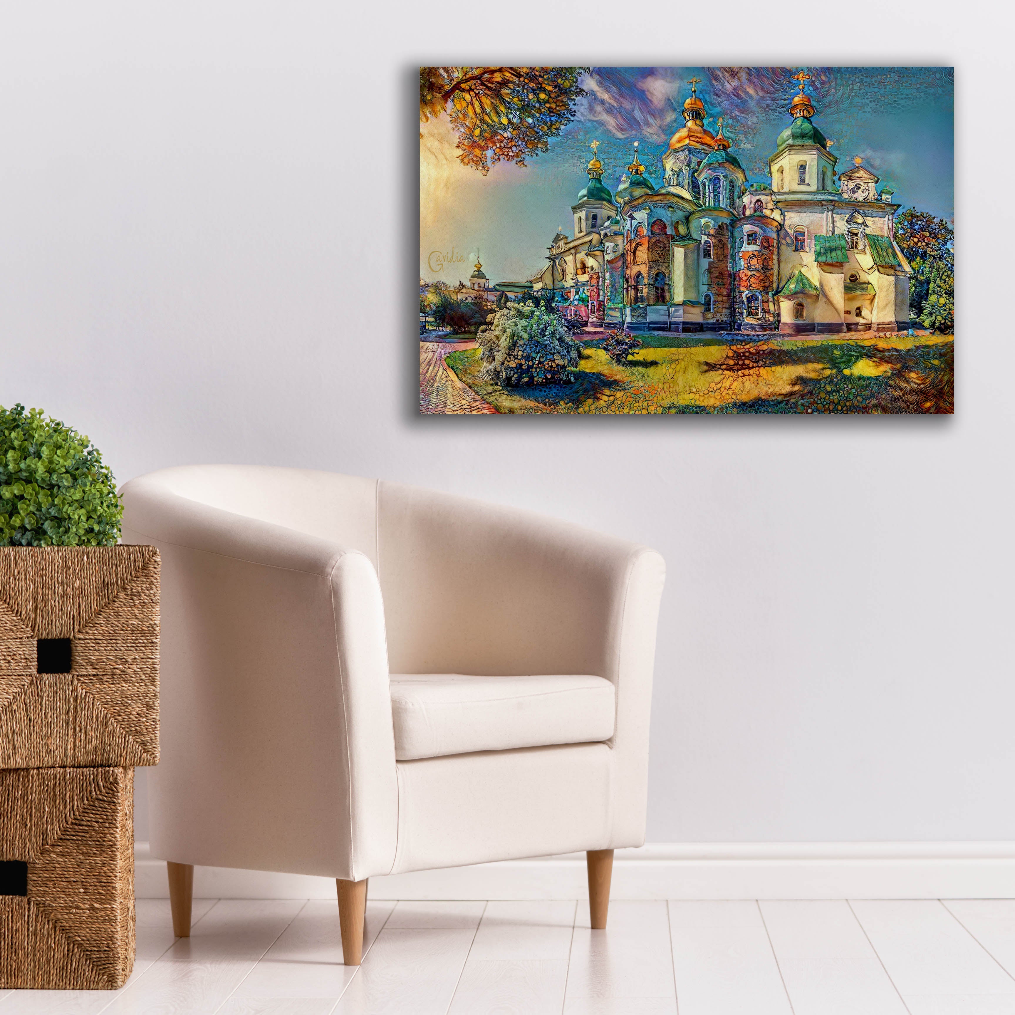 'Kyiv Ukraine Saint Sophia Cathedral' by Pedro Gavidia, Canvas Wall Art,40 x 26