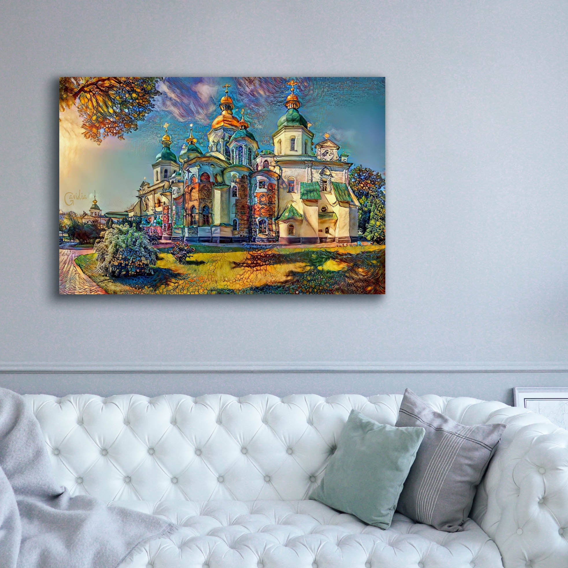 'Kyiv Ukraine Saint Sophia Cathedral' by Pedro Gavidia, Canvas Wall Art,60 x 40