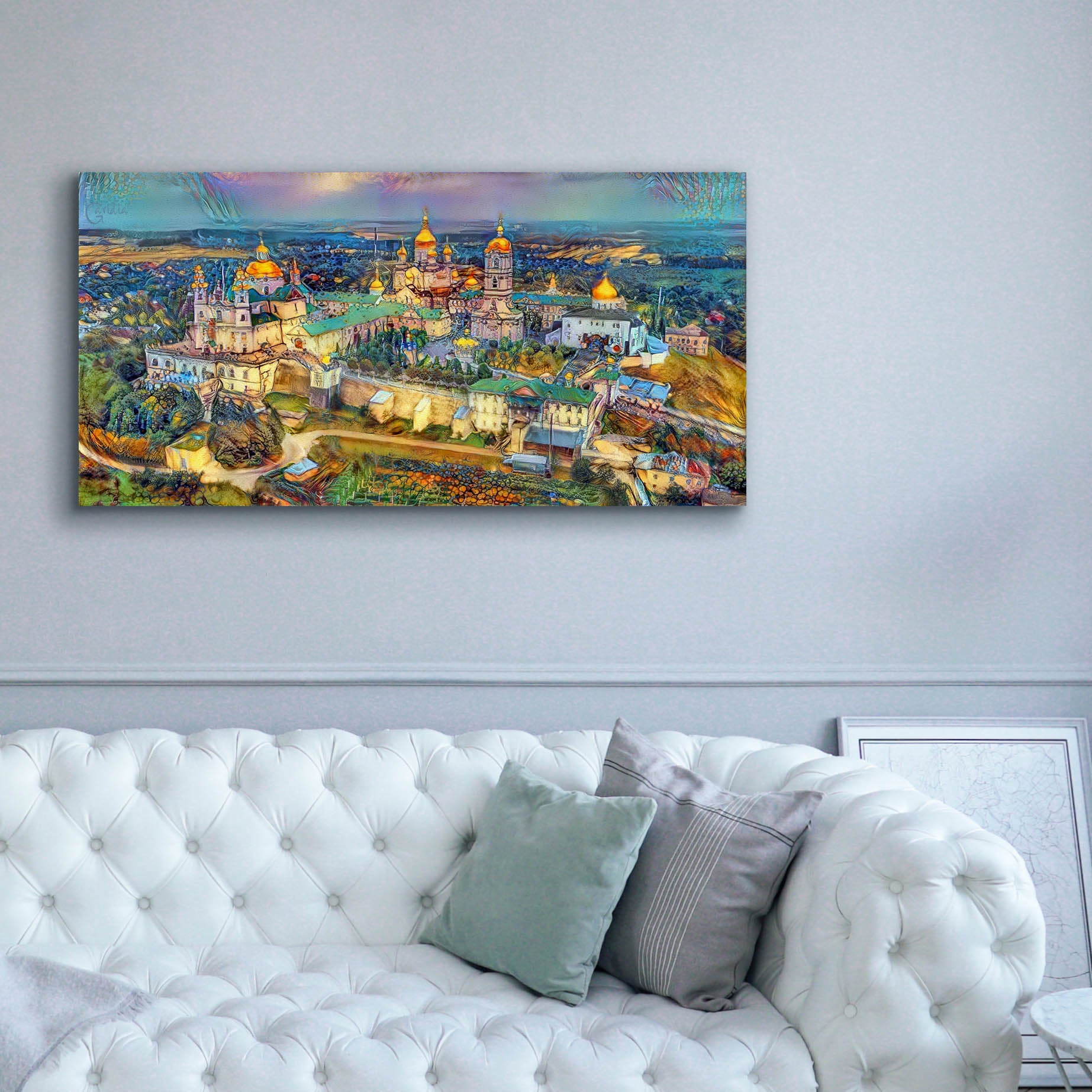 'Kyiv Ukraine Kyiv Pechersk Lavra Monastery of the Caves' by Pedro Gavidia, Canvas Wall Art,60 x 30