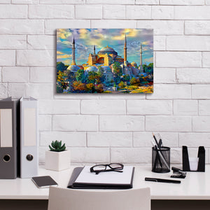 'Istanbul Turkey Hagia Sophia' by Pedro Gavidia, Canvas Wall Art,18 x 12
