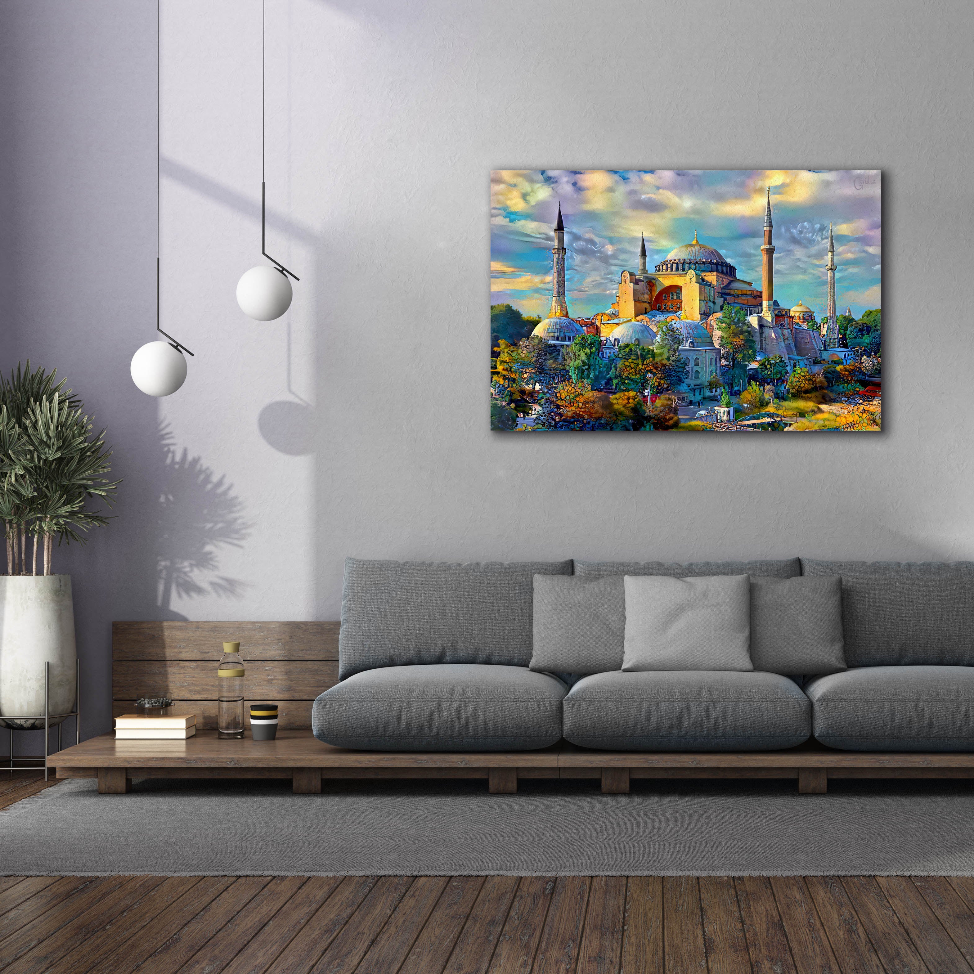 'Istanbul Turkey Hagia Sophia' by Pedro Gavidia, Canvas Wall Art,60 x 40