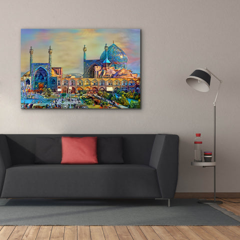 Image of 'Isfahan Iran Imam Khomeini Mosque' by Pedro Gavidia, Canvas Wall Art,60 x 40