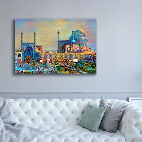 Image of 'Isfahan Iran Imam Khomeini Mosque' by Pedro Gavidia, Canvas Wall Art,60 x 40