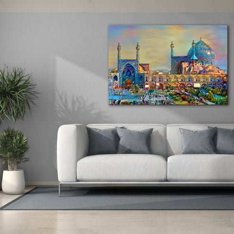 Image of 'Isfahan Iran Imam Khomeini Mosque' by Pedro Gavidia, Canvas Wall Art,60 x 40