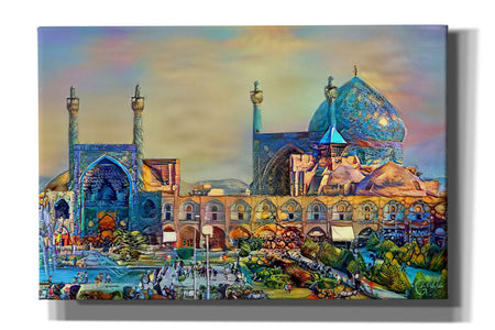 'Isfahan Iran Imam Khomeini Mosque' by Pedro Gavidia, Canvas Wall Art