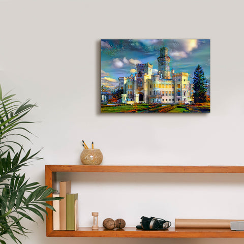 Image of 'Hluboka nad Vltavou Czech Republic Hluboka Castle' by Pedro Gavidia, Canvas Wall Art,18 x 12