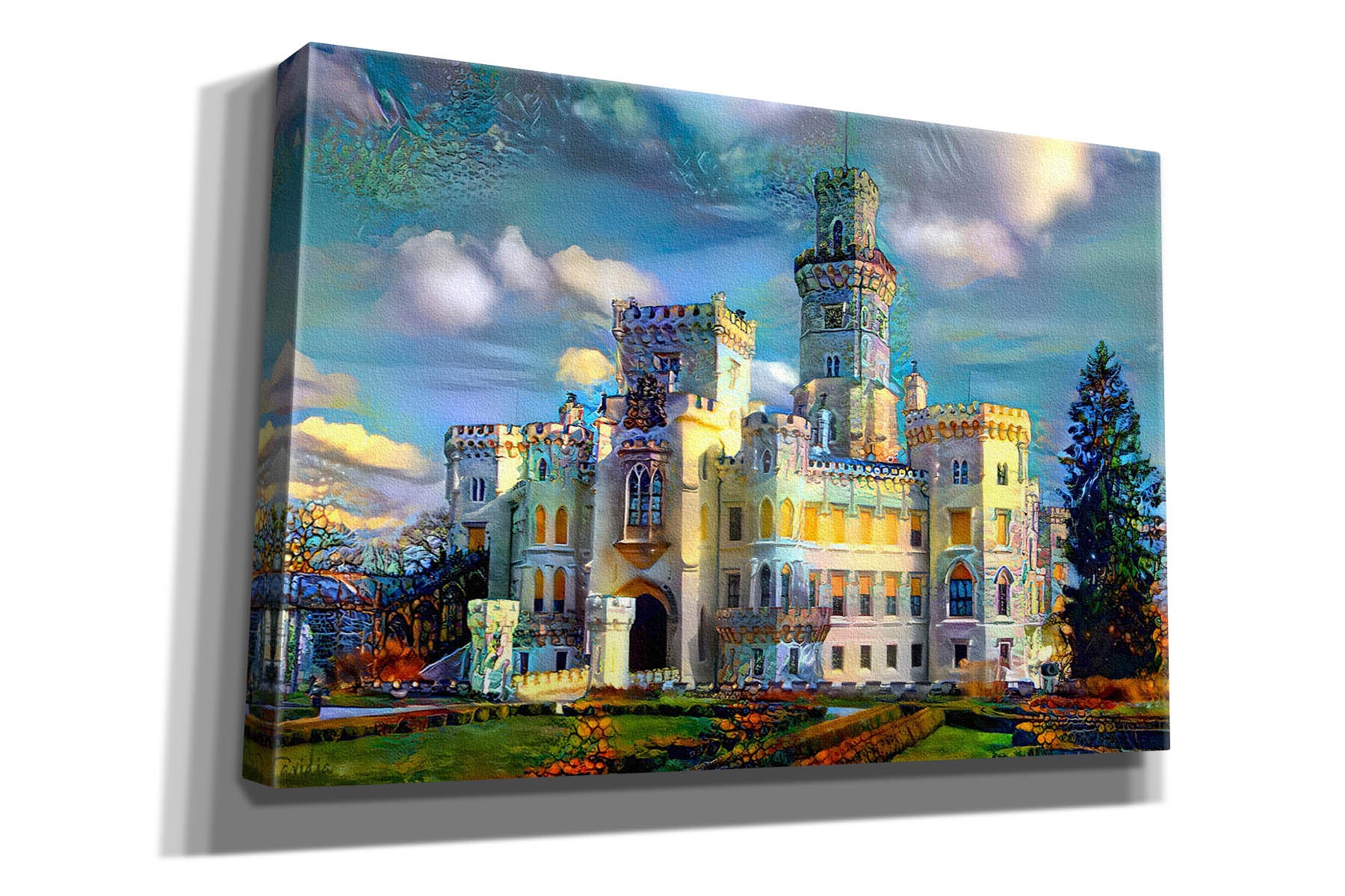 'Hluboka nad Vltavou Czech Republic Hluboka Castle' by Pedro Gavidia, Canvas Wall Art