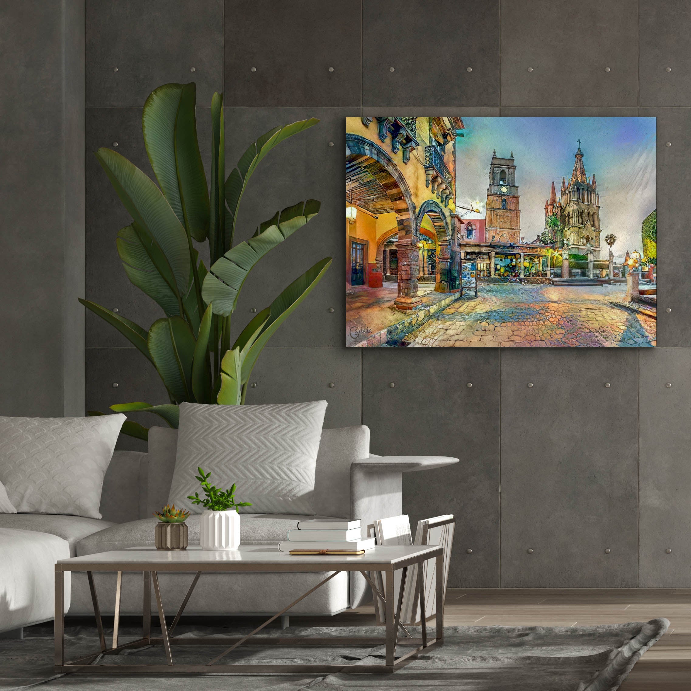 'Guanajuato Mexico San Miguel de Allende' by Pedro Gavidia, Canvas Wall Art,54 x 40