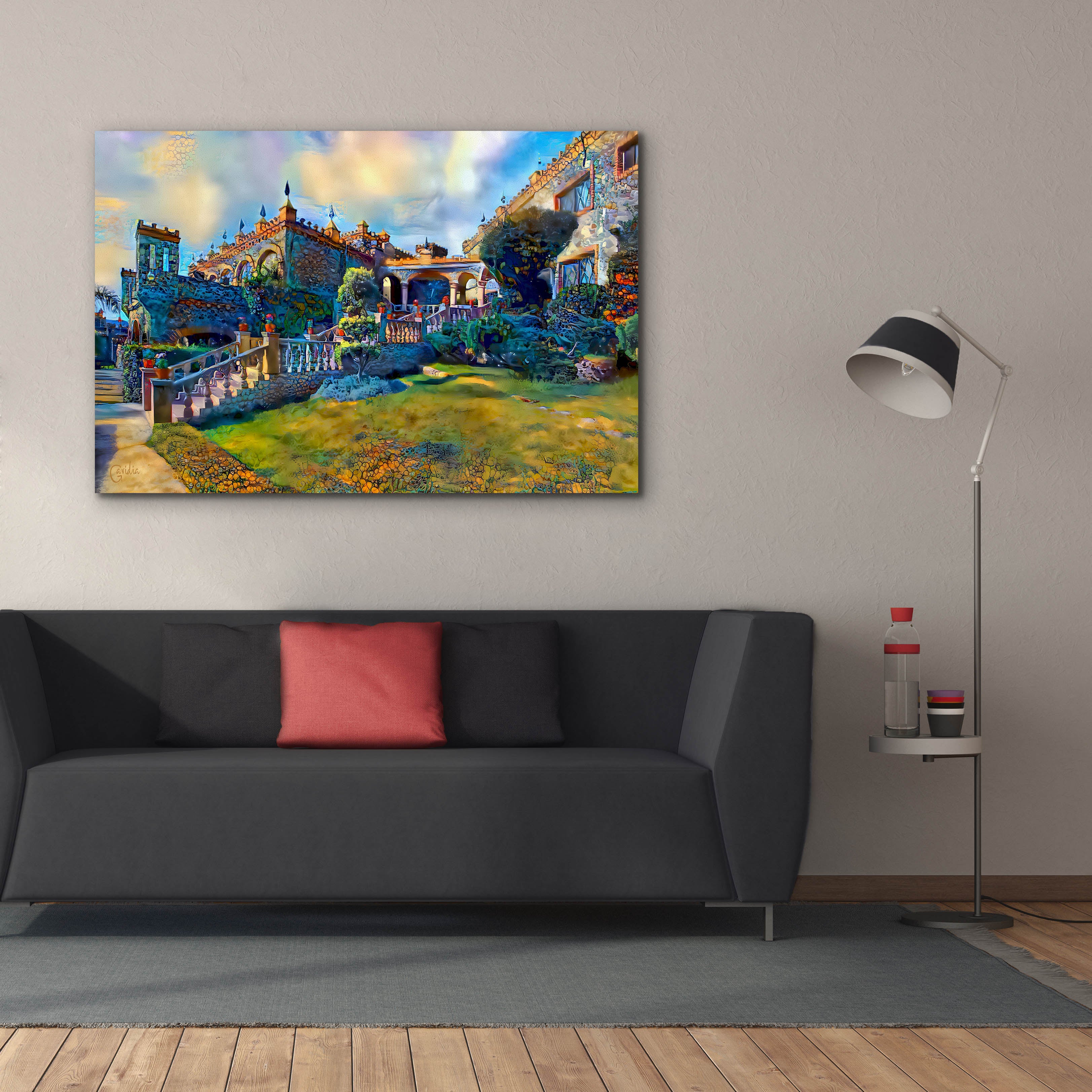 'Guanajuato Mexico Castillo de Santa Cecilia staircase' by Pedro Gavidia, Canvas Wall Art,60 x 40