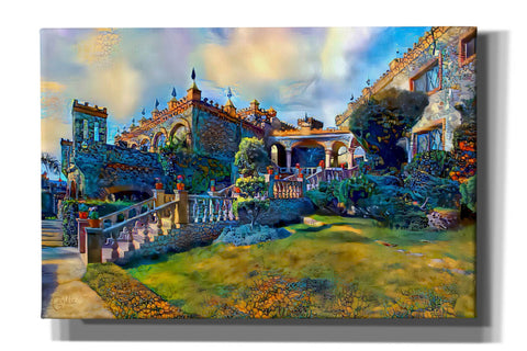 Image of 'Guanajuato Mexico Castillo de Santa Cecilia staircase' by Pedro Gavidia, Canvas Wall Art