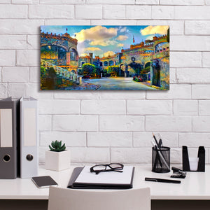 'Guanajuato Mexico Castillo de Santa Cecilia interior' by Pedro Gavidia, Canvas Wall Art,24 x 12
