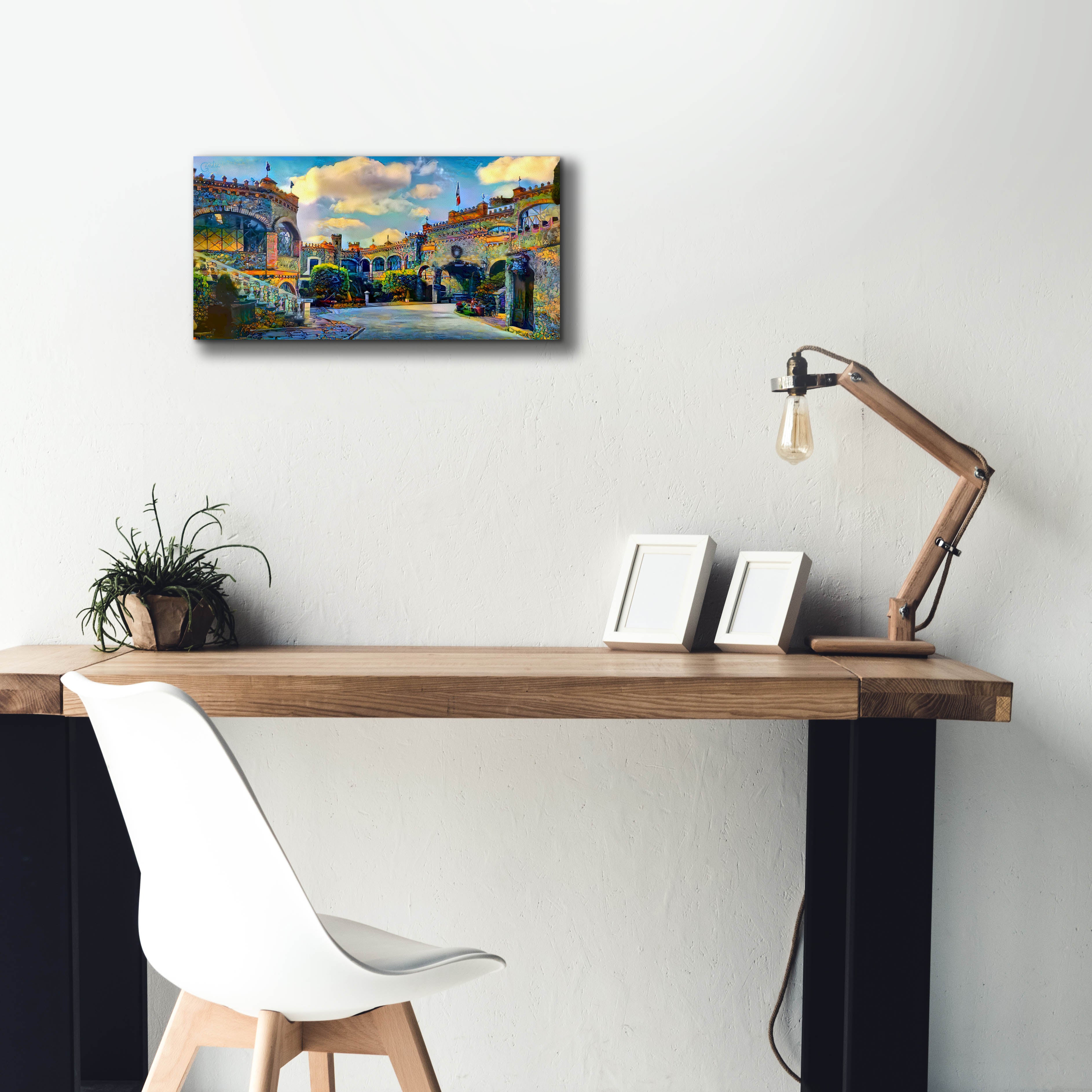 'Guanajuato Mexico Castillo de Santa Cecilia interior' by Pedro Gavidia, Canvas Wall Art,24 x 12