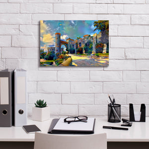 'Guanajuato Mexico Castillo de Santa Cecilia entrance' by Pedro Gavidia, Canvas Wall Art,18 x 12