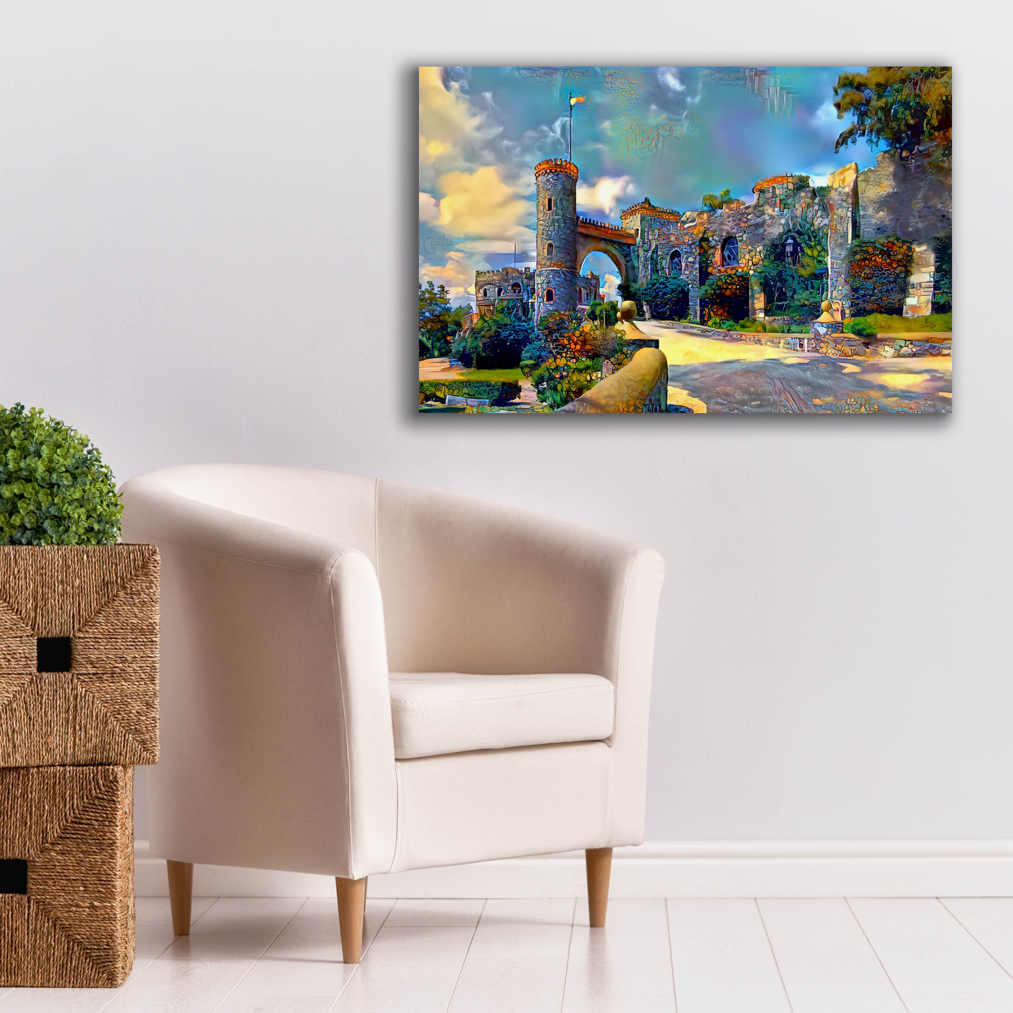 'Guanajuato Mexico Castillo de Santa Cecilia entrance' by Pedro Gavidia, Canvas Wall Art,40 x 26