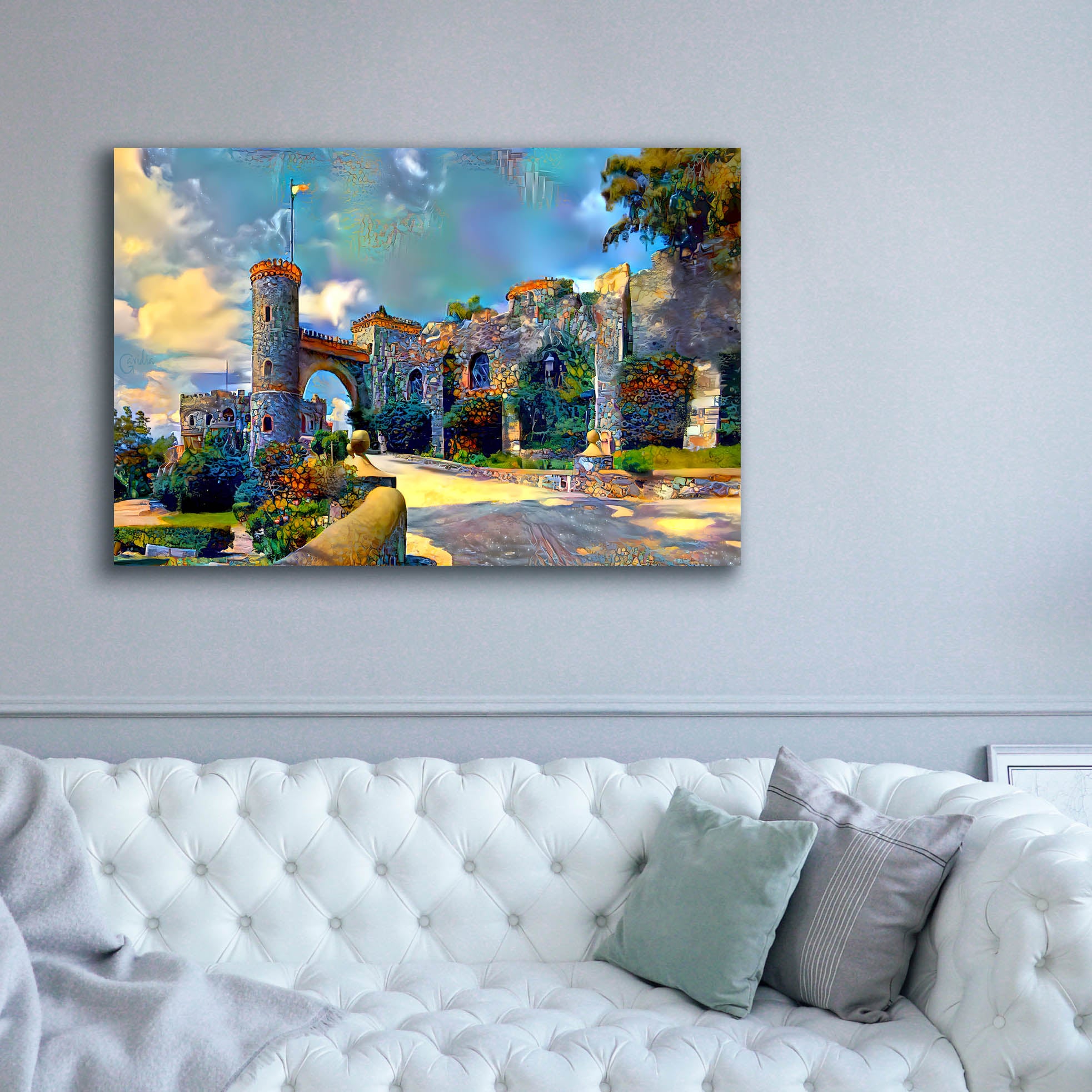 'Guanajuato Mexico Castillo de Santa Cecilia entrance' by Pedro Gavidia, Canvas Wall Art,60 x 40