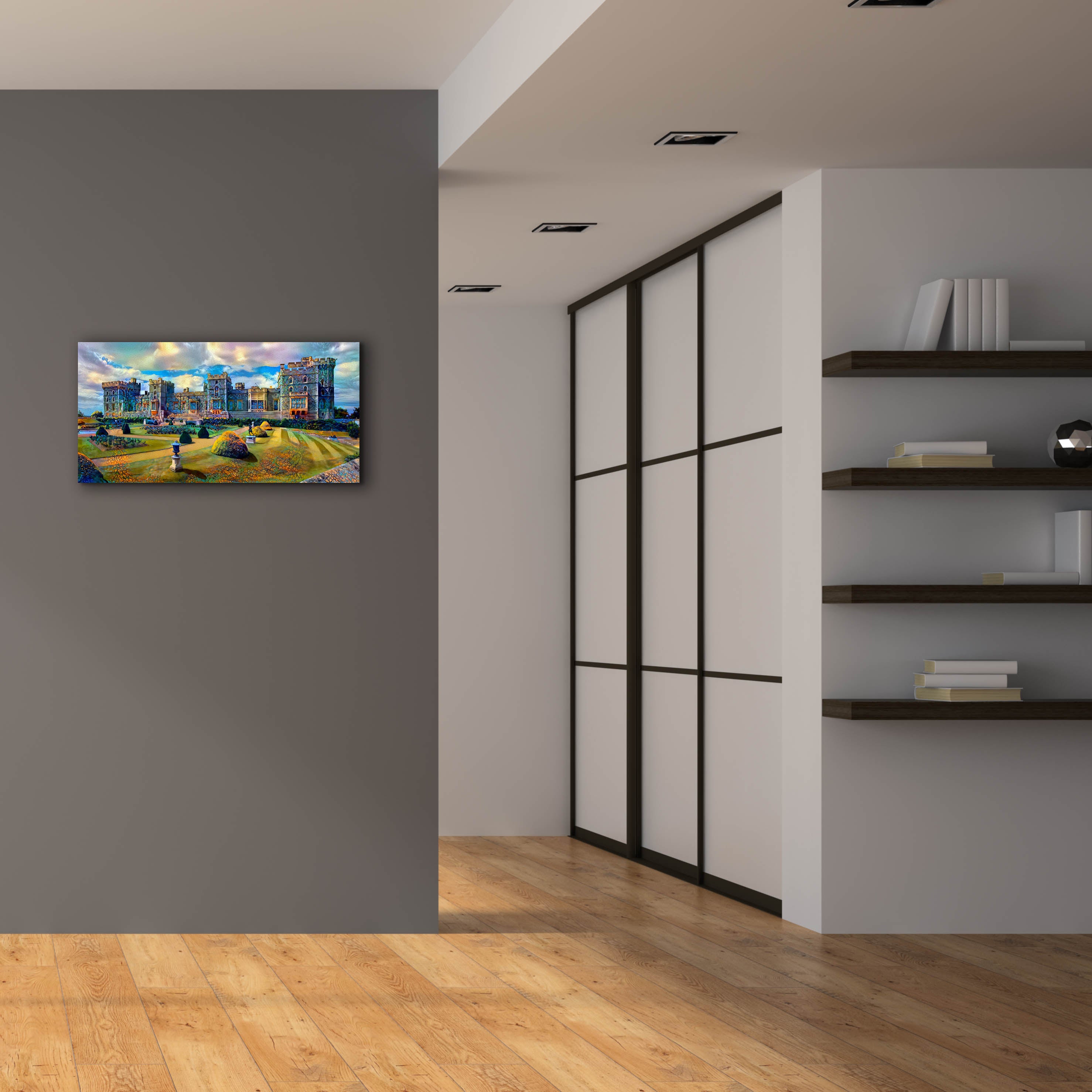 'Berkshire England Windsor Castle' by Pedro Gavidia, Canvas Wall Art,40 x 20