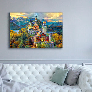 'Baviera Fussen Germany Neuschwanstein castle' by Pedro Gavidia, Canvas Wall Art,60 x 40