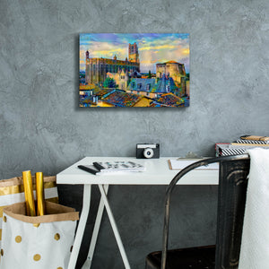 'Albi France Cathedral Basilica of Saint Cecilia' by Pedro Gavidia, Canvas Wall Art,18 x 12