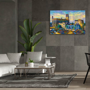 'Albi France Cathedral Basilica of Saint Cecilia' by Pedro Gavidia, Canvas Wall Art,60 x 40