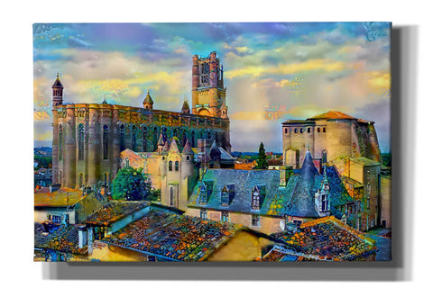 Image of 'Albi France Cathedral Basilica of Saint Cecilia' by Pedro Gavidia, Canvas Wall Art