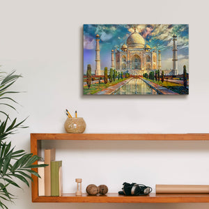 'Agra Uttar Pradesh India Taj Mahal' by Pedro Gavidia, Canvas Wall Art,18 x 12