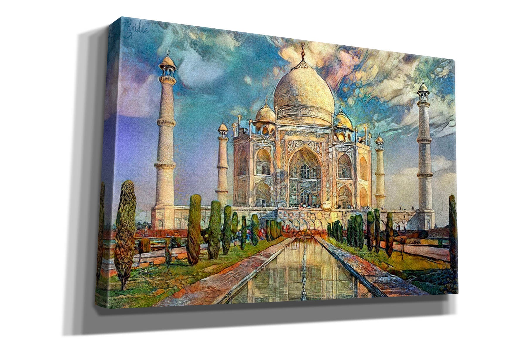 'Agra Uttar Pradesh India Taj Mahal' by Pedro Gavidia, Canvas Wall Art