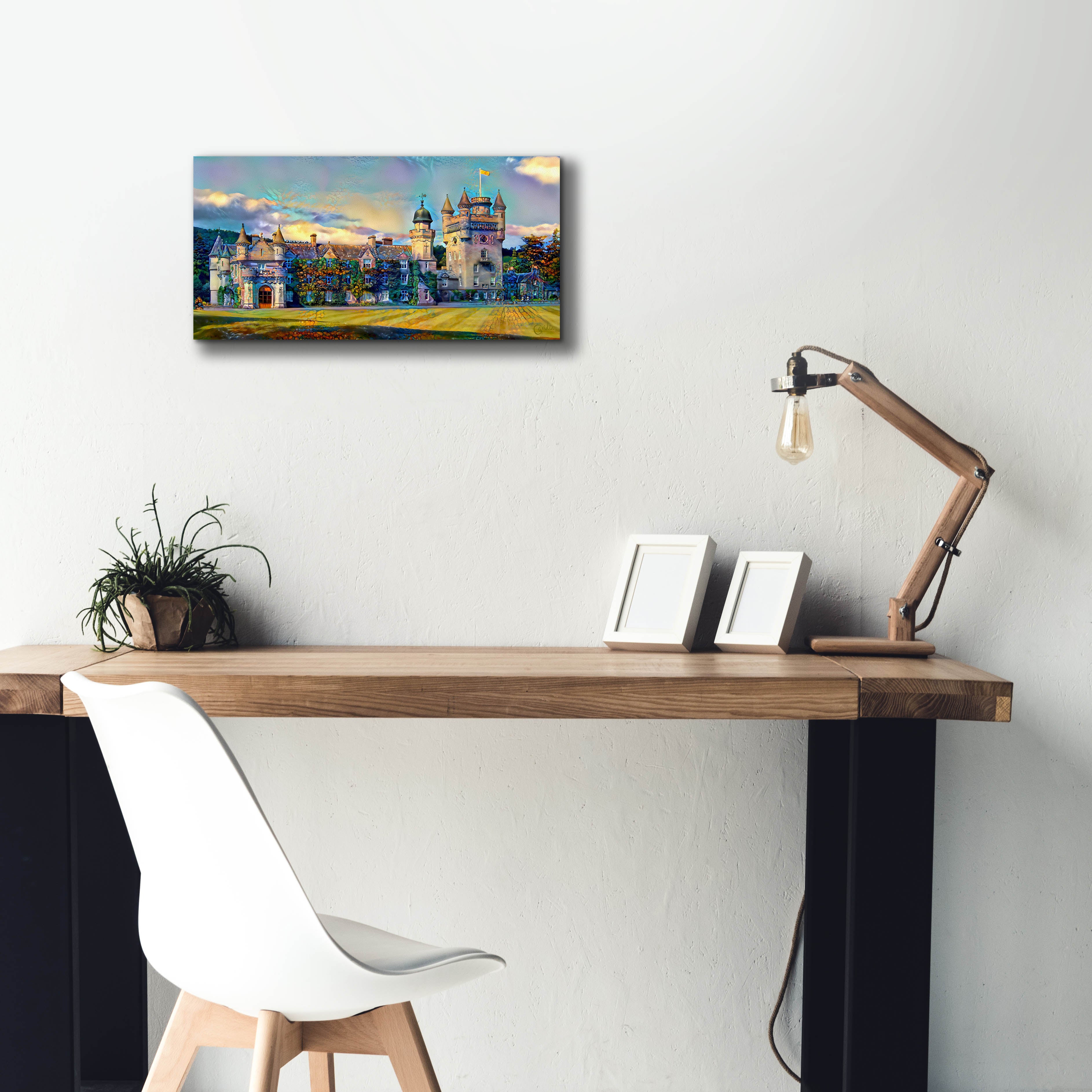 'Aberdeenshire Scotland Balmoral Castle' by Pedro Gavidia, Canvas Wall Art,24 x 12