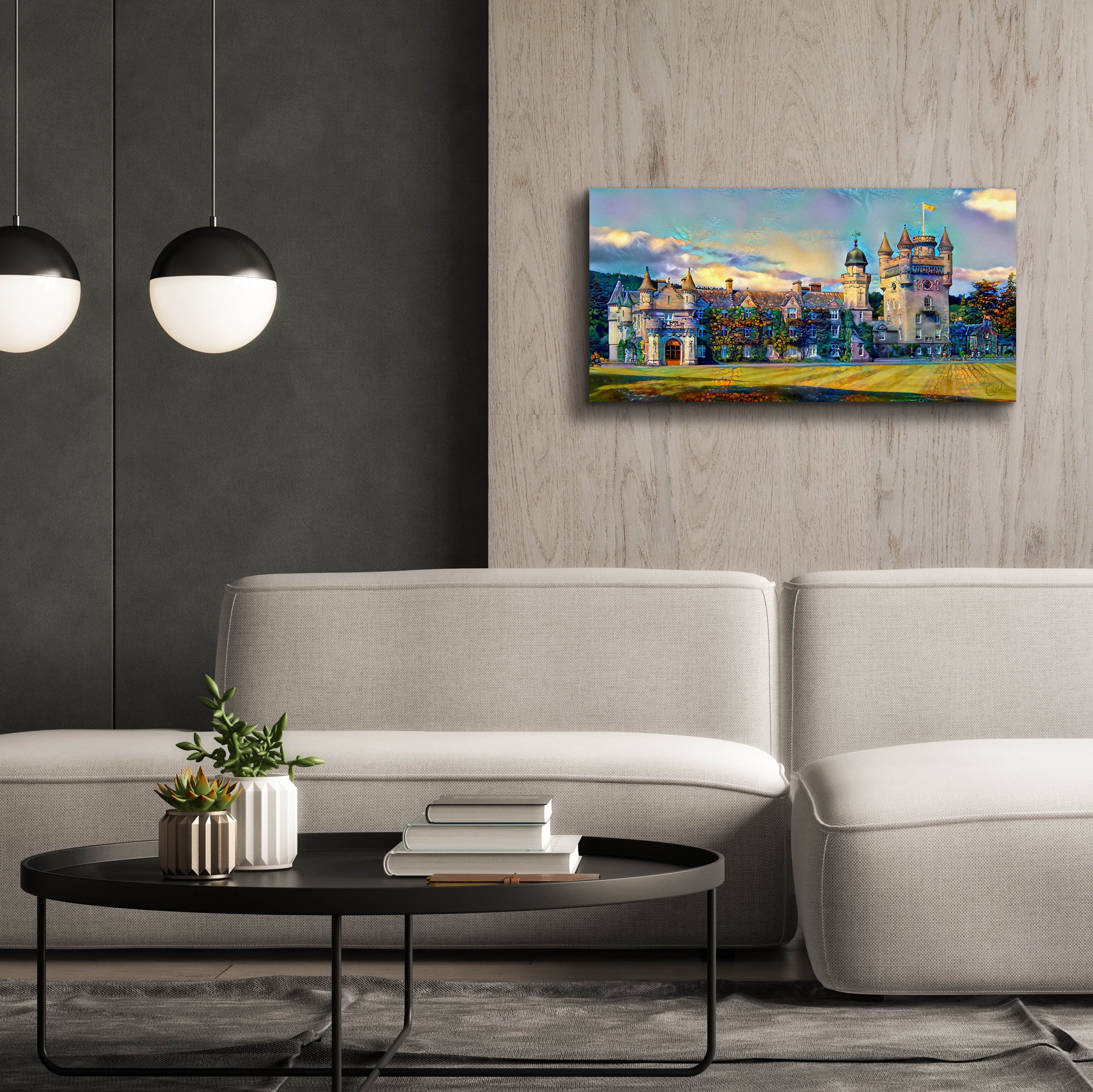 'Aberdeenshire Scotland Balmoral Castle' by Pedro Gavidia, Canvas Wall Art,40 x 20