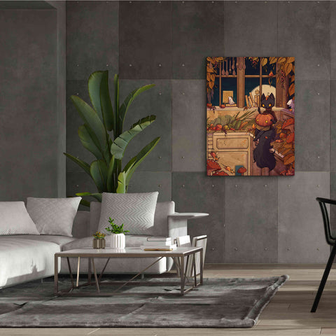 Image of 'Soup Cat' by Avery Multer, Canvas Wall Art,40 x 54