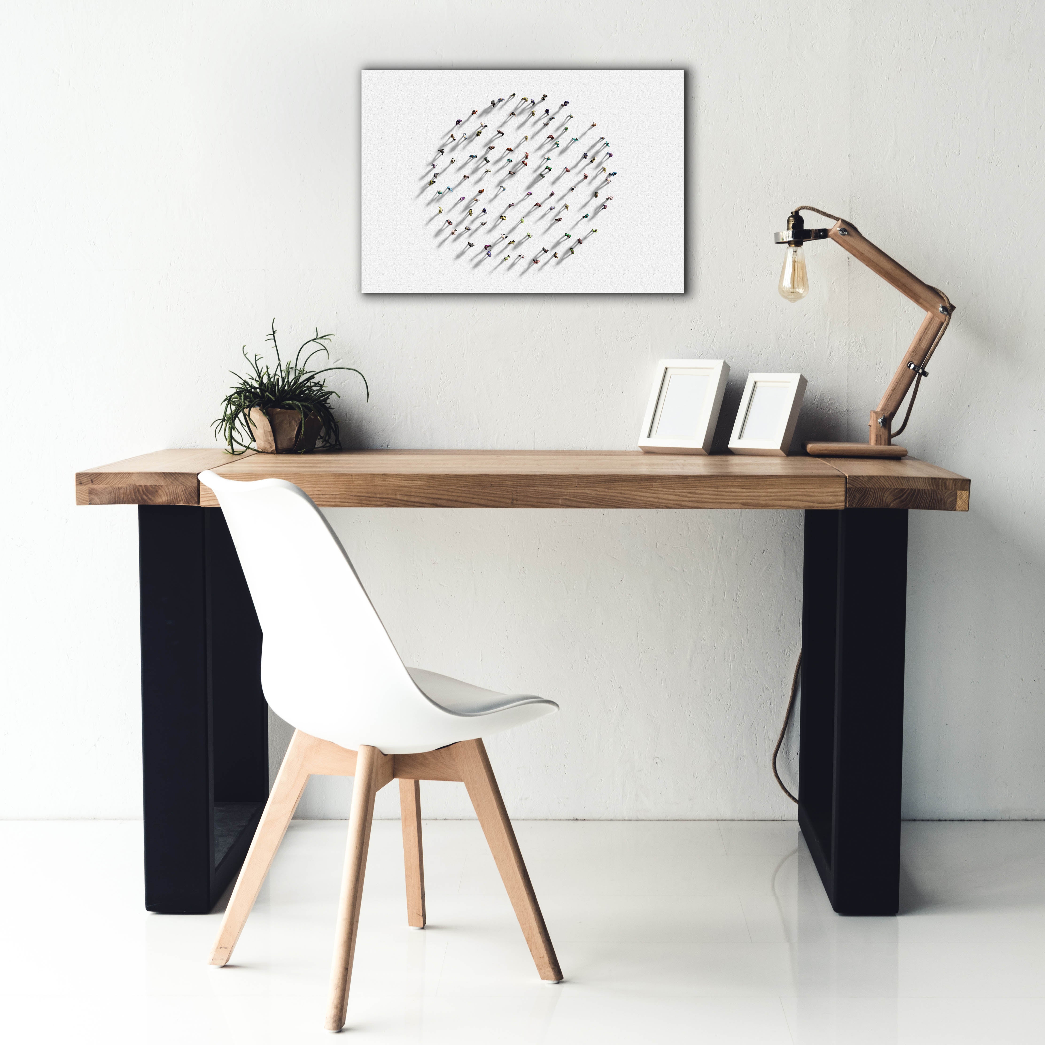 'Walking In Circles' by Epic Portfolio, Canvas Wall Art,26 x 18