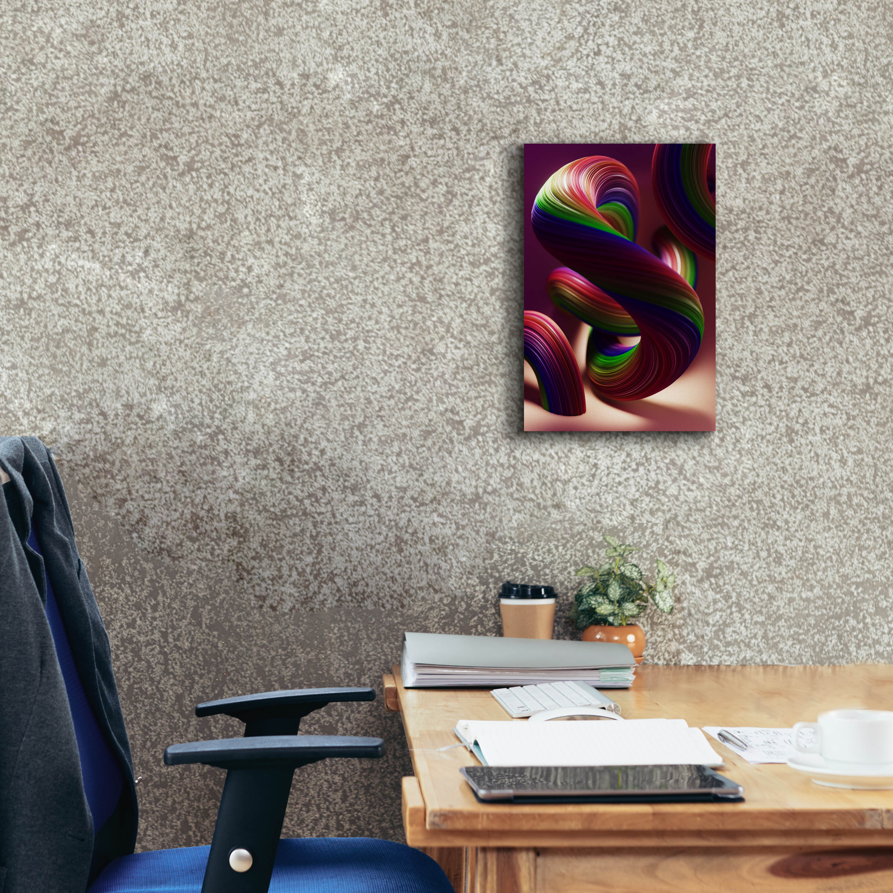 'Twisty Candyland' by Epic Portfolio, Canvas Wall Art,12 x 18